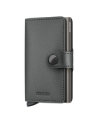 Miniwallet Matte Satin - Steel - Front