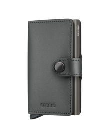 Miniwallet Matte Satin - Steel - Front