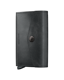 Envelope Wallet Vintage - Black - Front