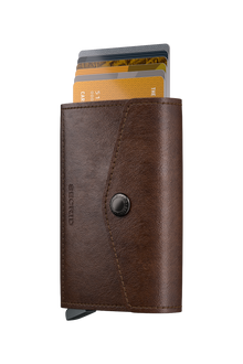 Envelope Wallet Vintage - Chocolate - Cards