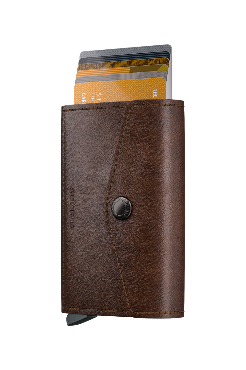 Envelope Wallet Vintage - Chocolate - Cards