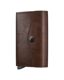 Envelope Wallet Vintage - Chocolate - Front