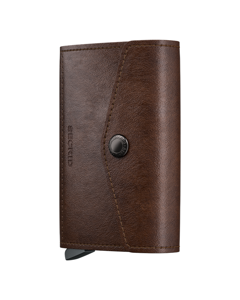Envelope Wallet Vintage - Chocolate - Front