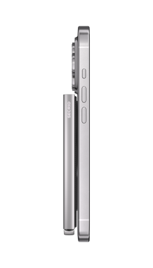 Cardprotector+ Fluted for MagSafe - Silver - Mobile