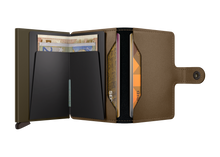 Miniwallet Matte Satin - Bronze - Open