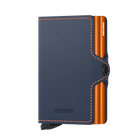 Twinwallet Matte - Night Blue & Orange - Front