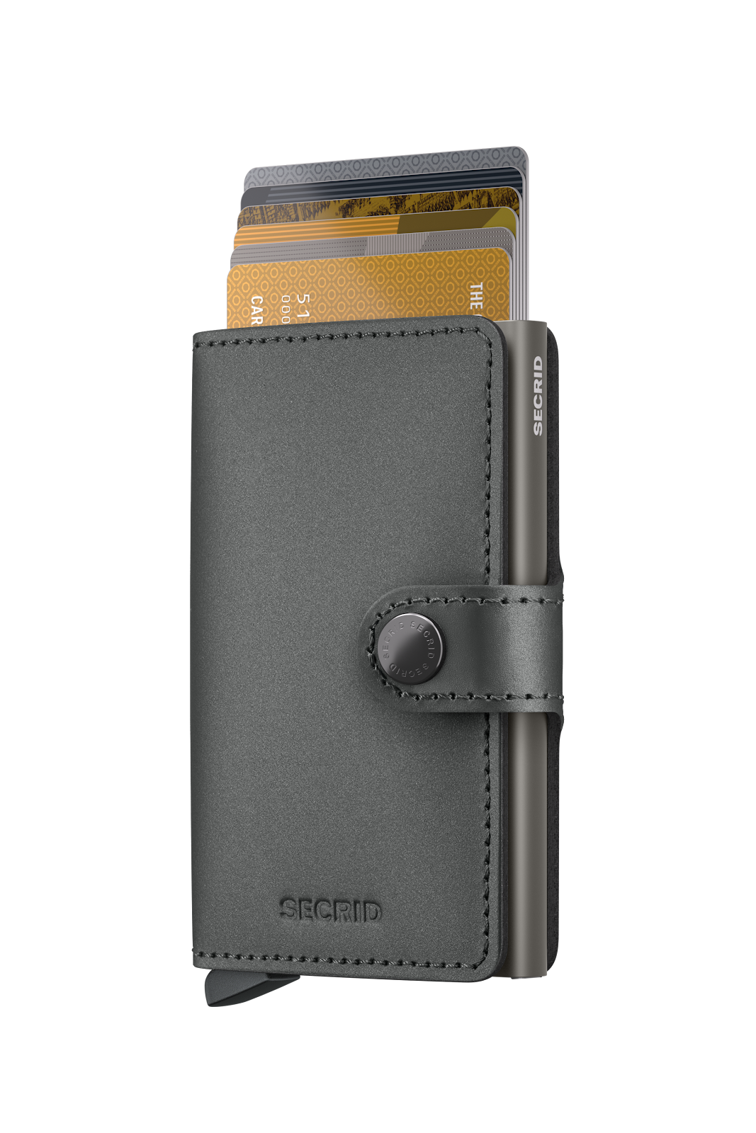 Miniwallet Matte Satin - Steel - Cards