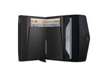 Envelope Wallet Vintage - Black - Open