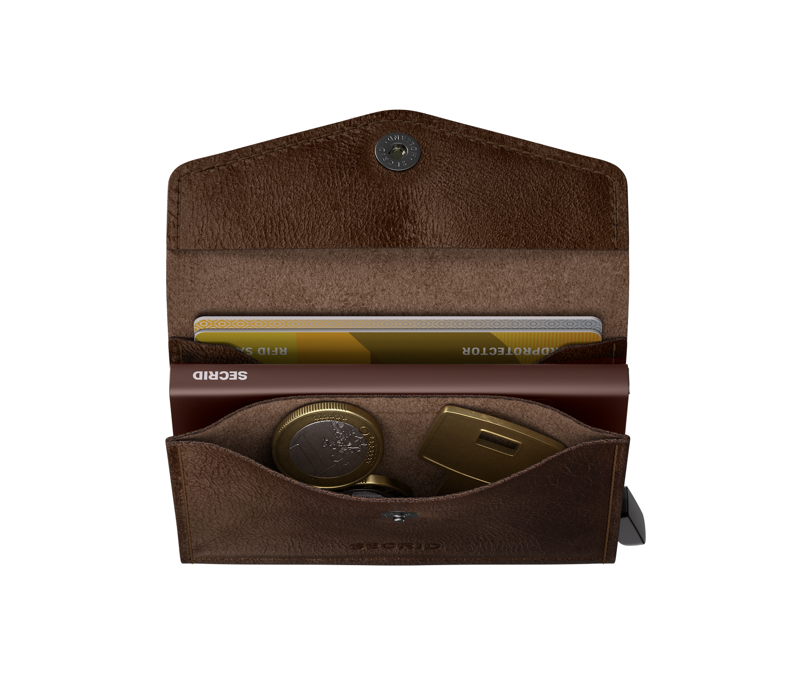 Envelope Wallet Vintage - Chocolate - Semi