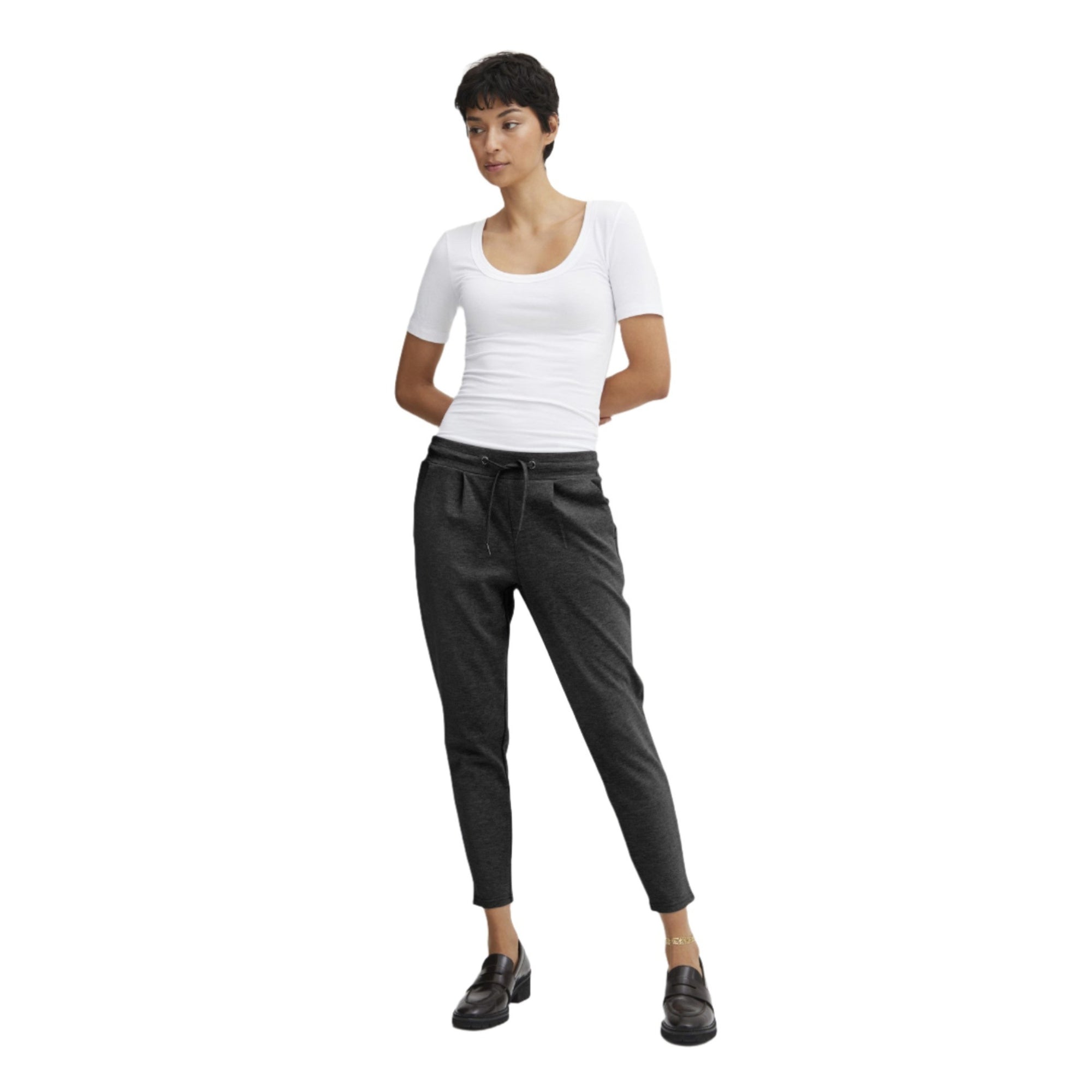 Ichi Dark Grey Ihkate Pants