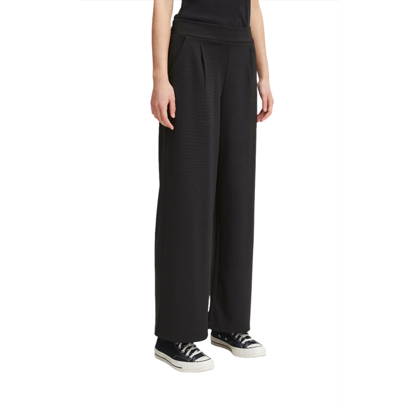 Black Long Wide Ihkate Trouser