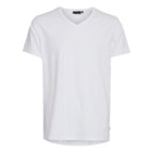 Casual Friday Bright White Lincoln T-shirt col en V