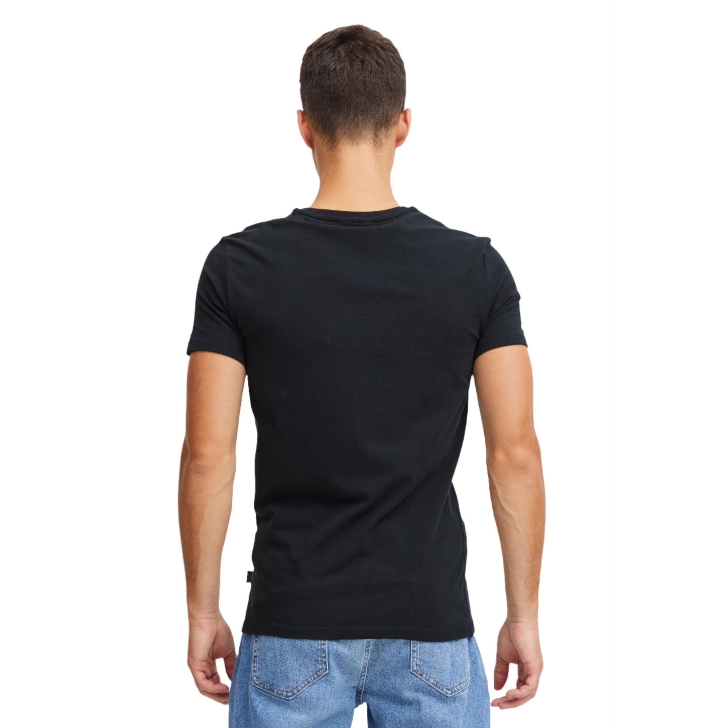 Navy David Crew Neck T-Shirt