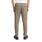 Kangaroo Melange Cfpilou Drawstring Linen Mix Pants