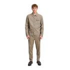 Kangaroo Melange Cfpilou Drawstring Linen Mix Pants