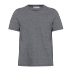 Pewter Mix Micro Striped T-Shirt