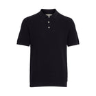 Dark Navy Cfkarl structured knit polo