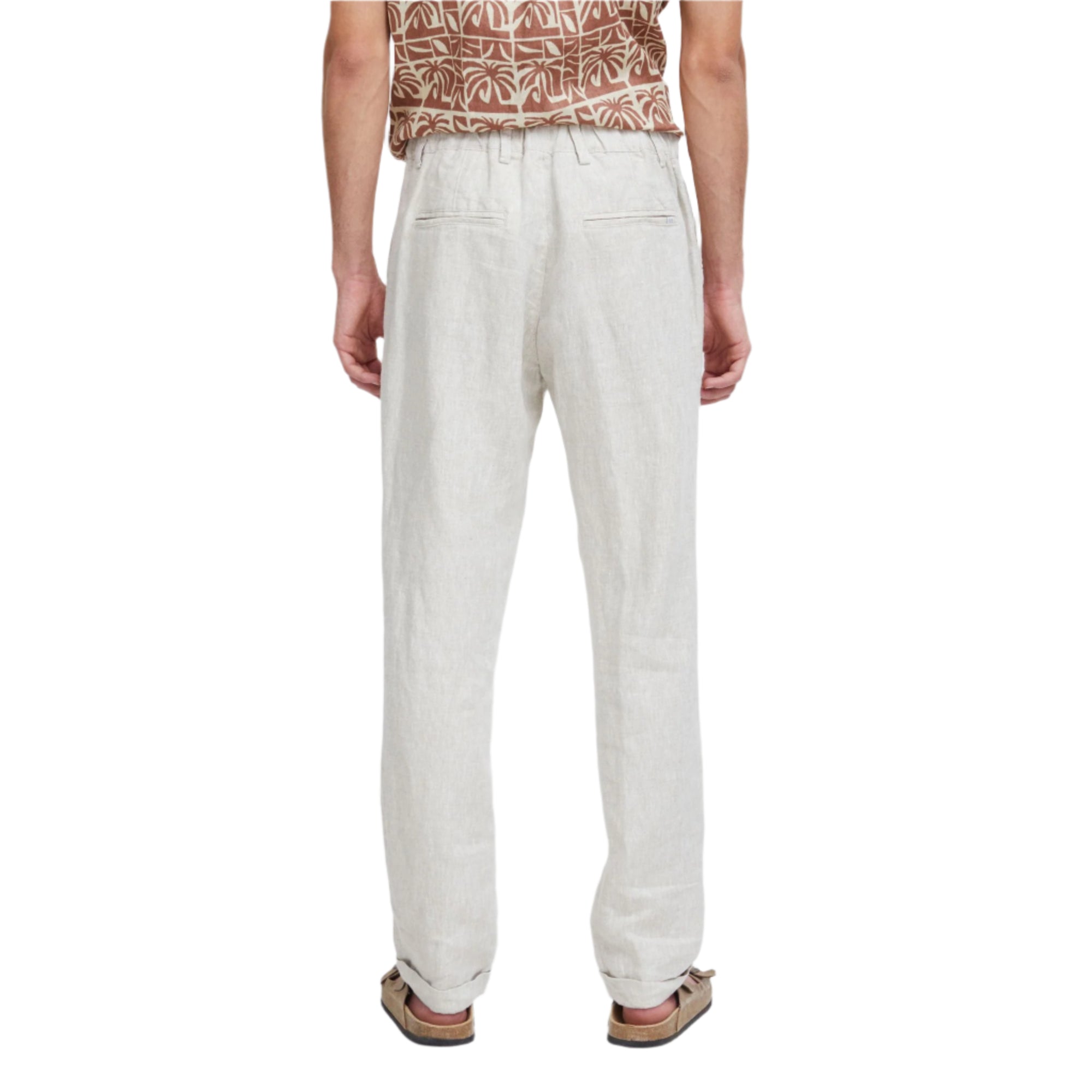 Linen Pant - Gray