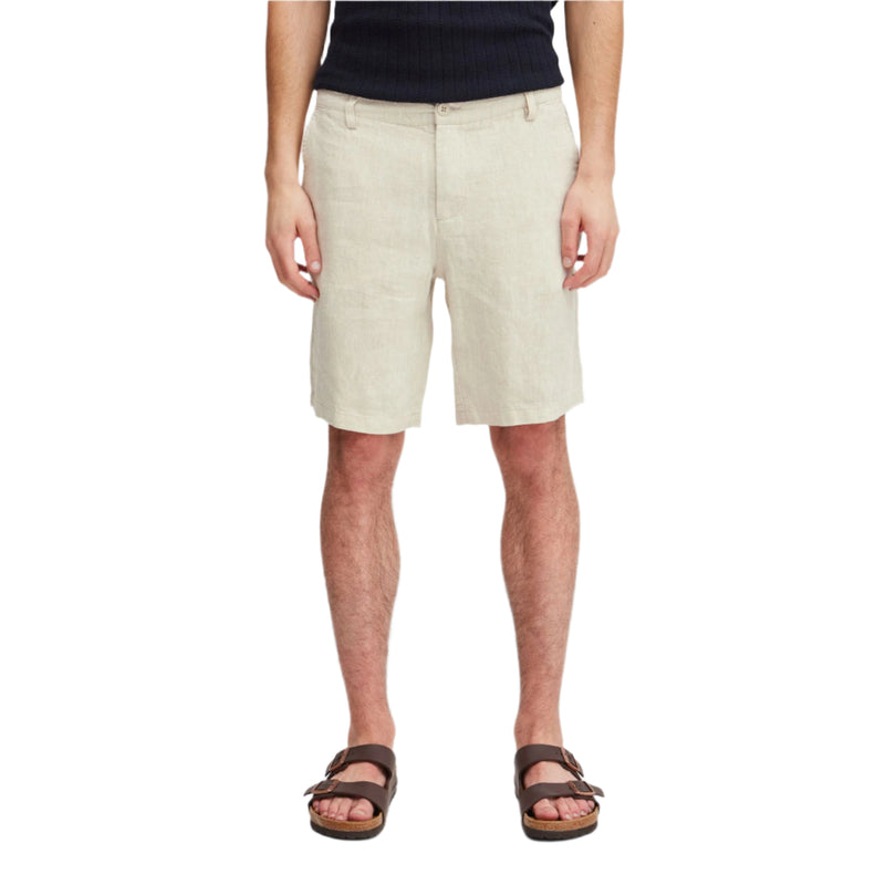 Linen Shorts - Gray