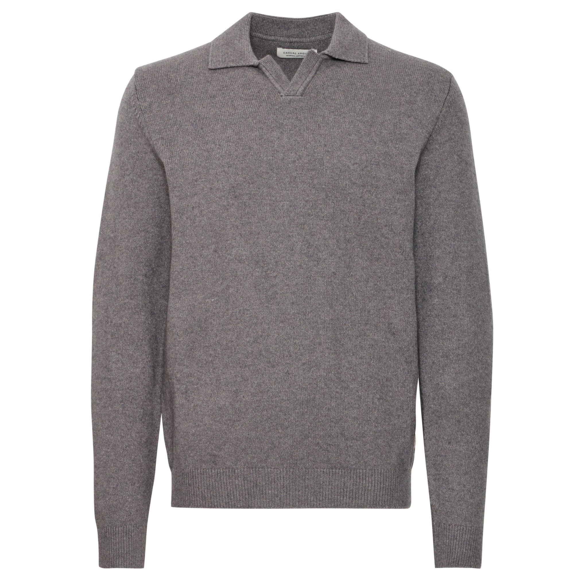 Pewter Mix Cfkarl Polo Knit