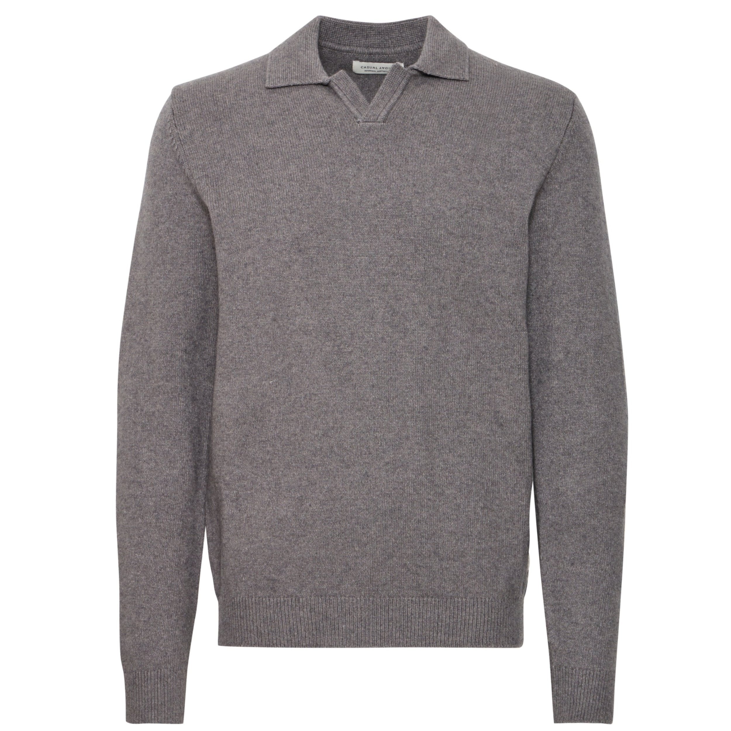 Pewter Mix Cfkarl Polo Knit