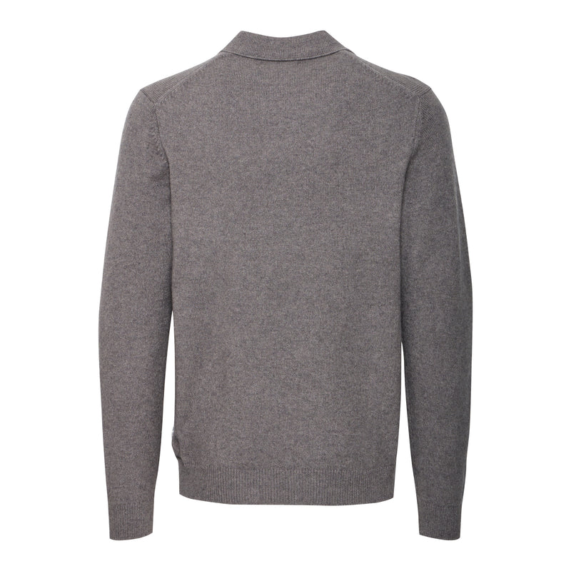 Pewter Mix Cfkarl Polo Knit