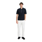 Dark Navy Cfjoe Ss Structured Polo Knit