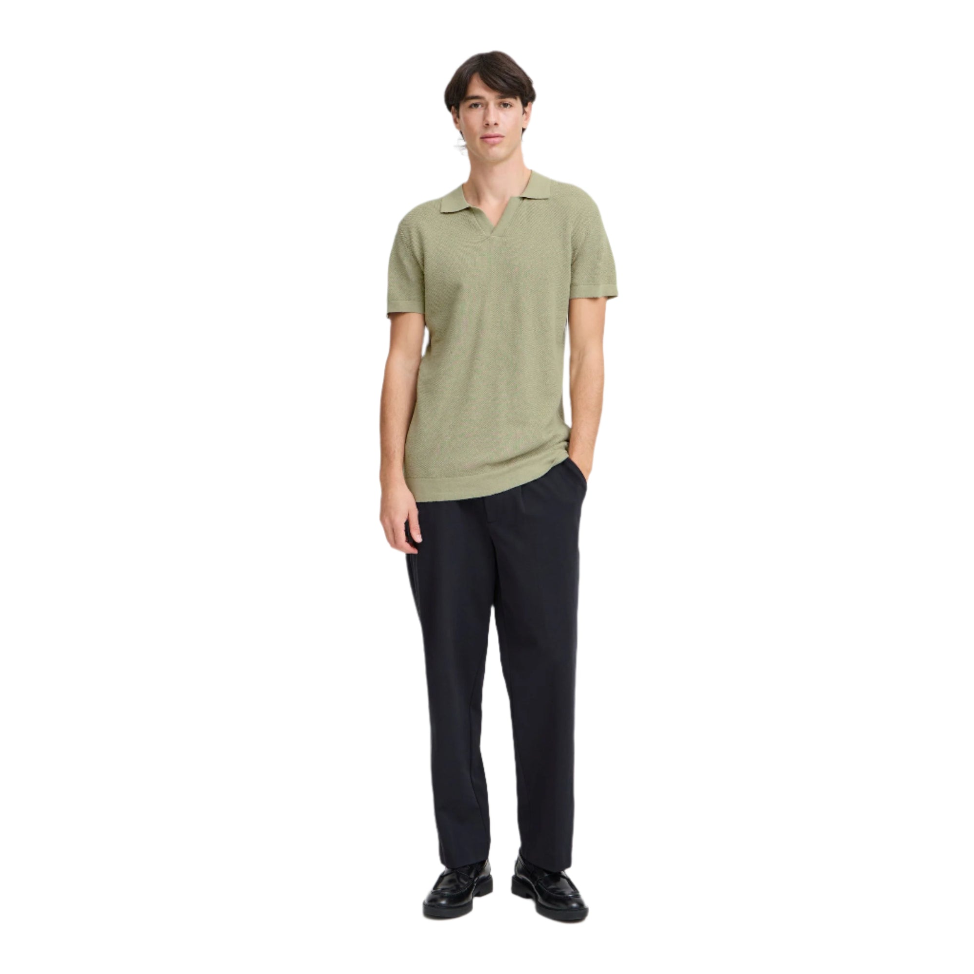 Tea Cfmateo Structured Polo Knit