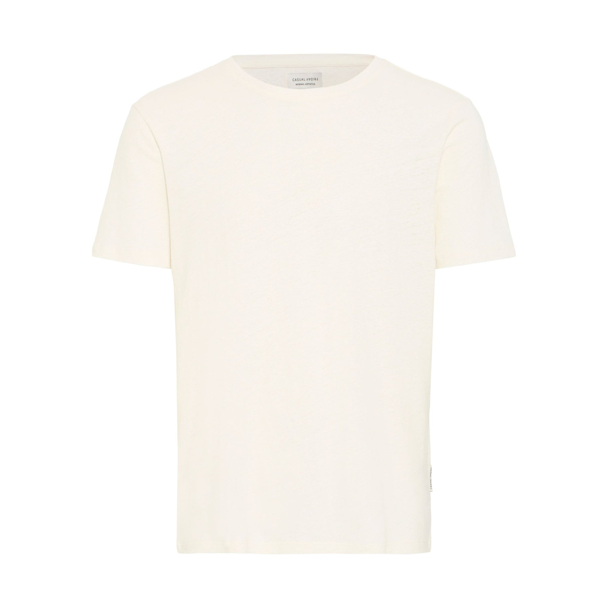 Egret Cftom Linen Mix T-Shirt