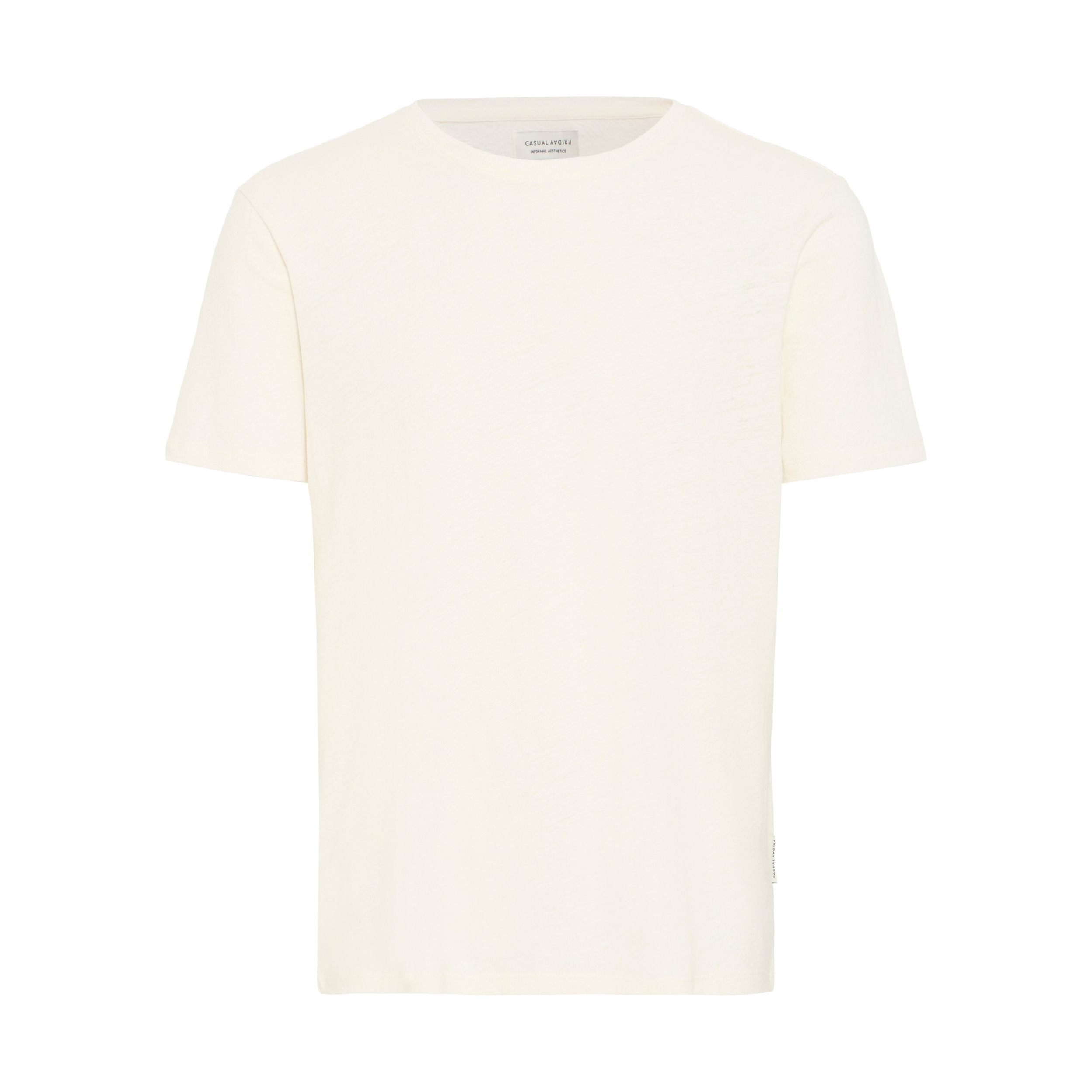 Egret Cftom Linen Mix T-Shirt