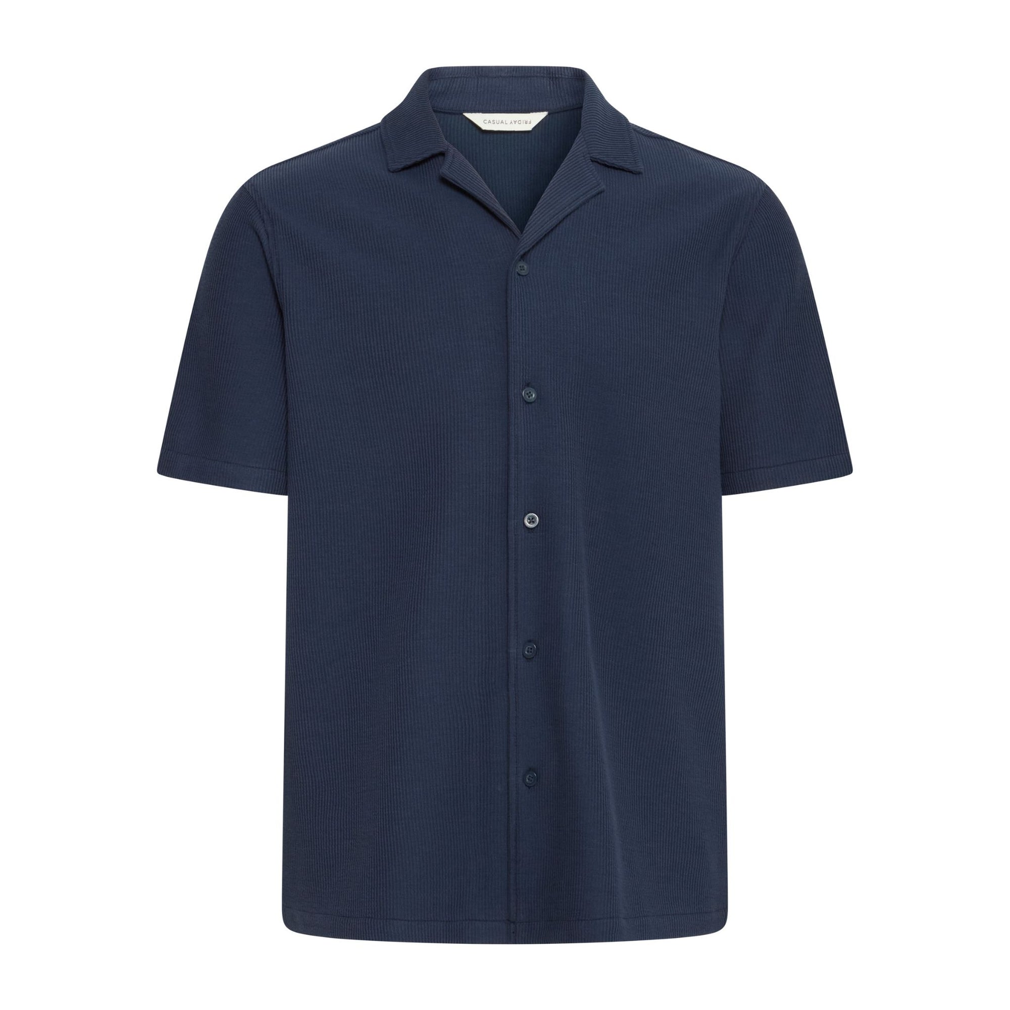 Knitted Shirt - Navy