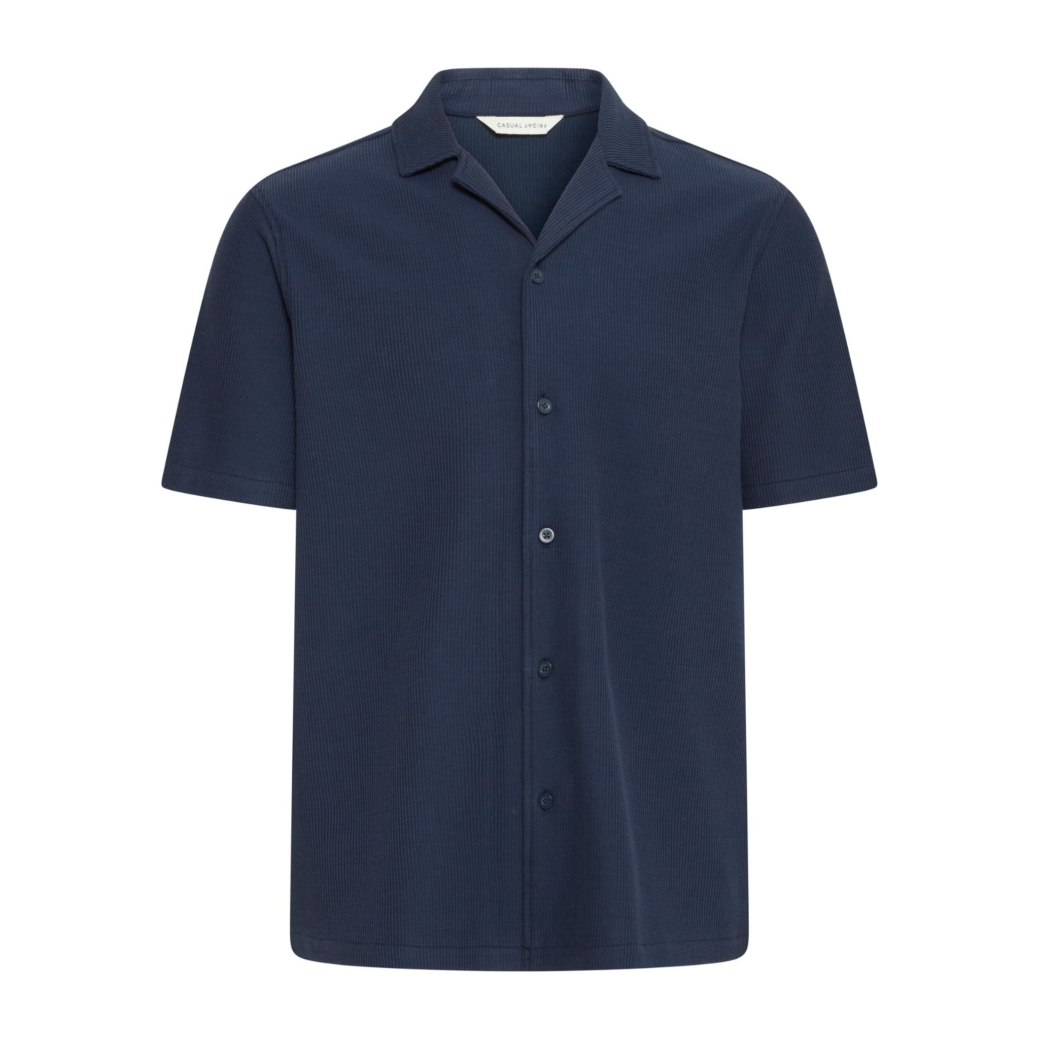 Knitted Shirt - Navy