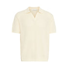 Structured Polo Knit - White