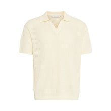 Structured Polo Knit - White