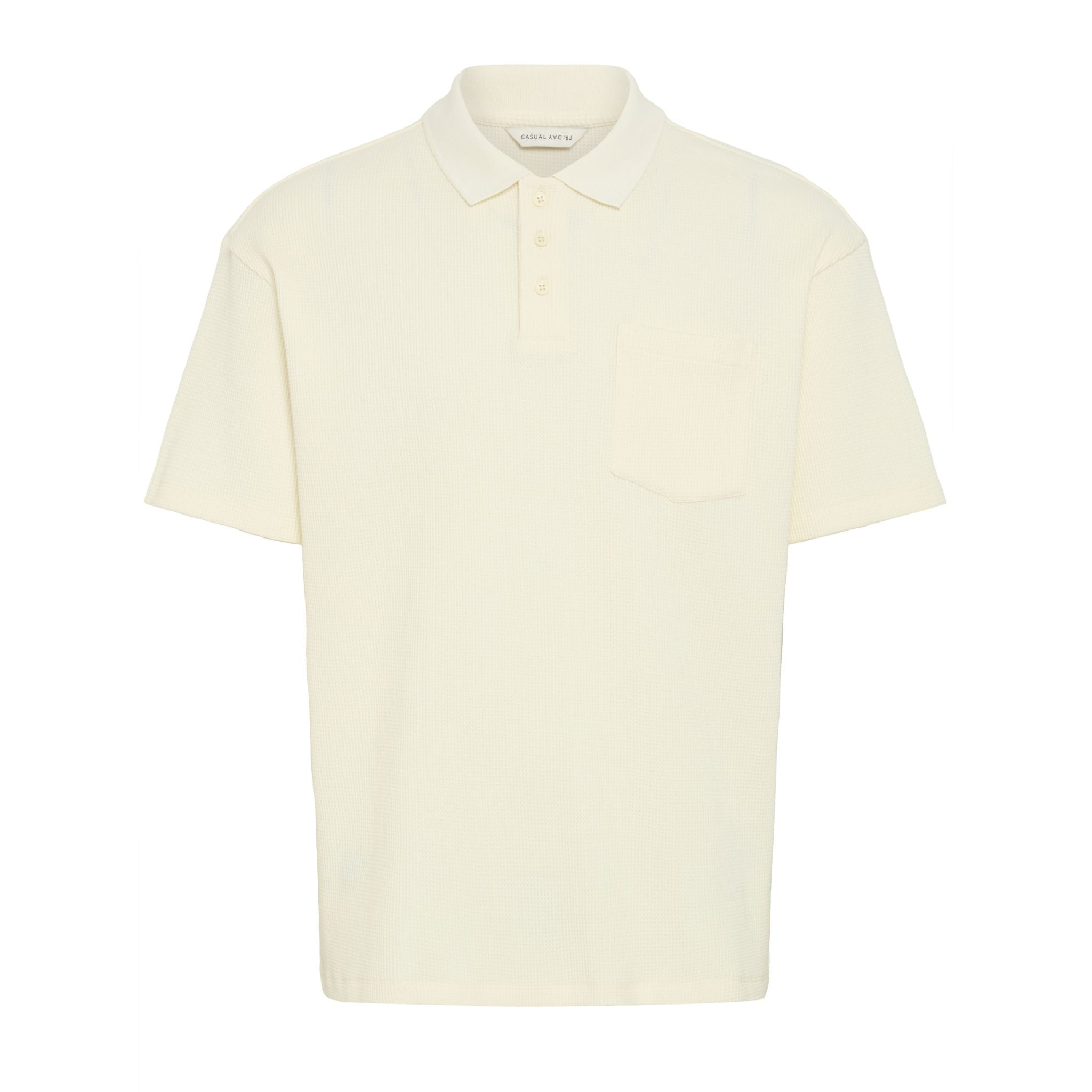 Waffle Polo - White