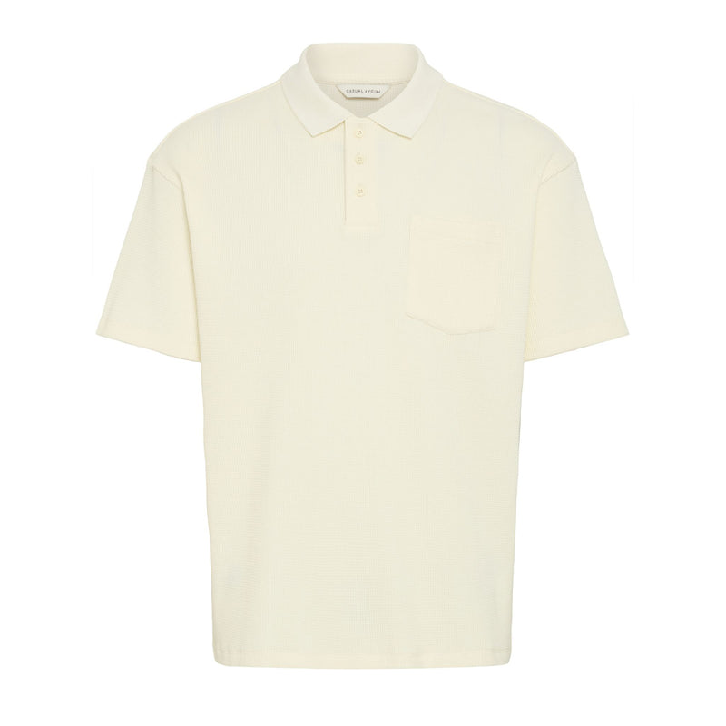 Waffle Polo - White