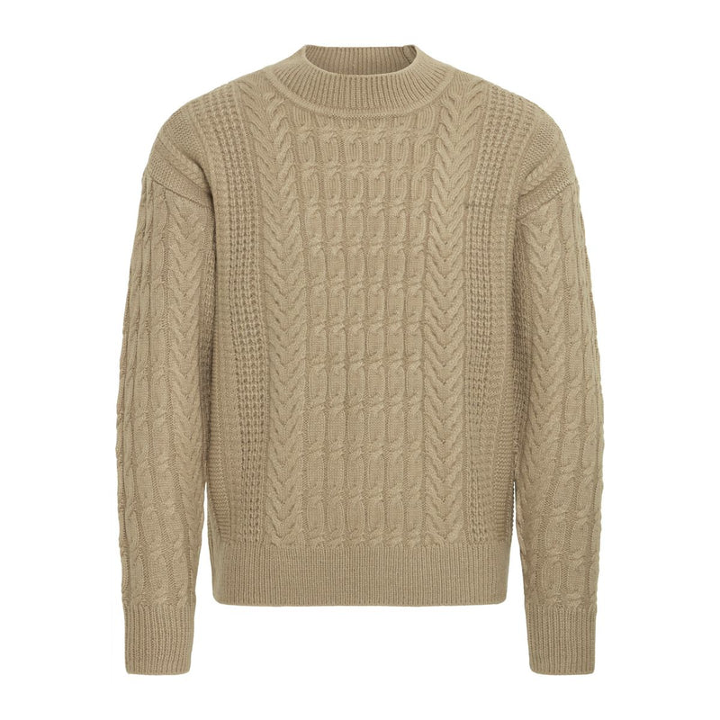 Cfmillow Cable Crew Neck - Cashew
