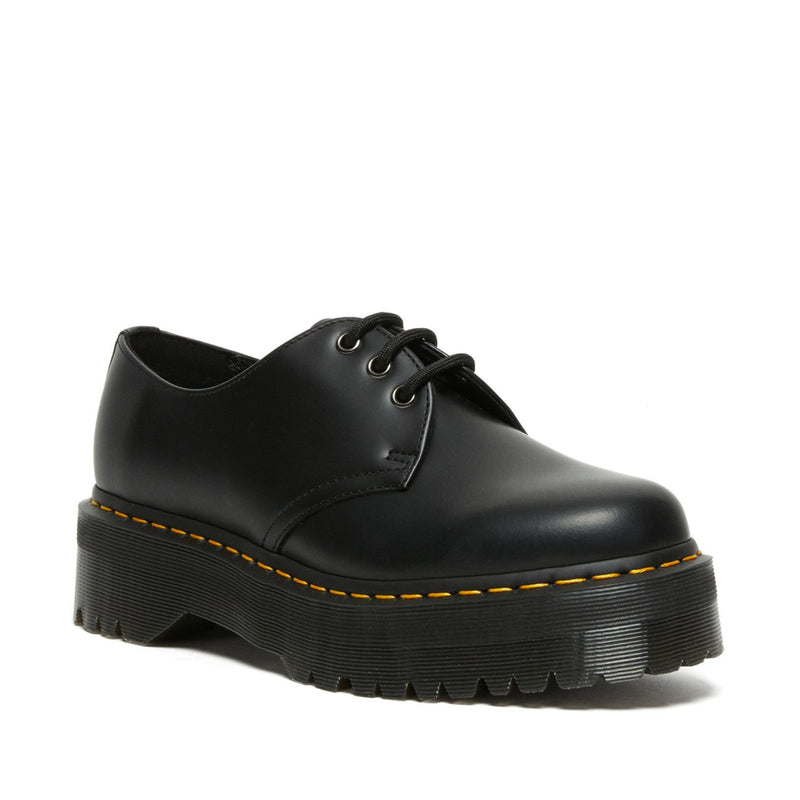 DrMartens Noir Poli Lisse 1463 Quad
