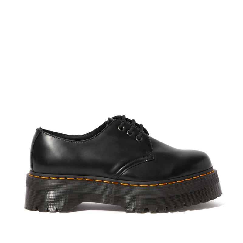 DrMartens Noir Poli Lisse 1463 Quad