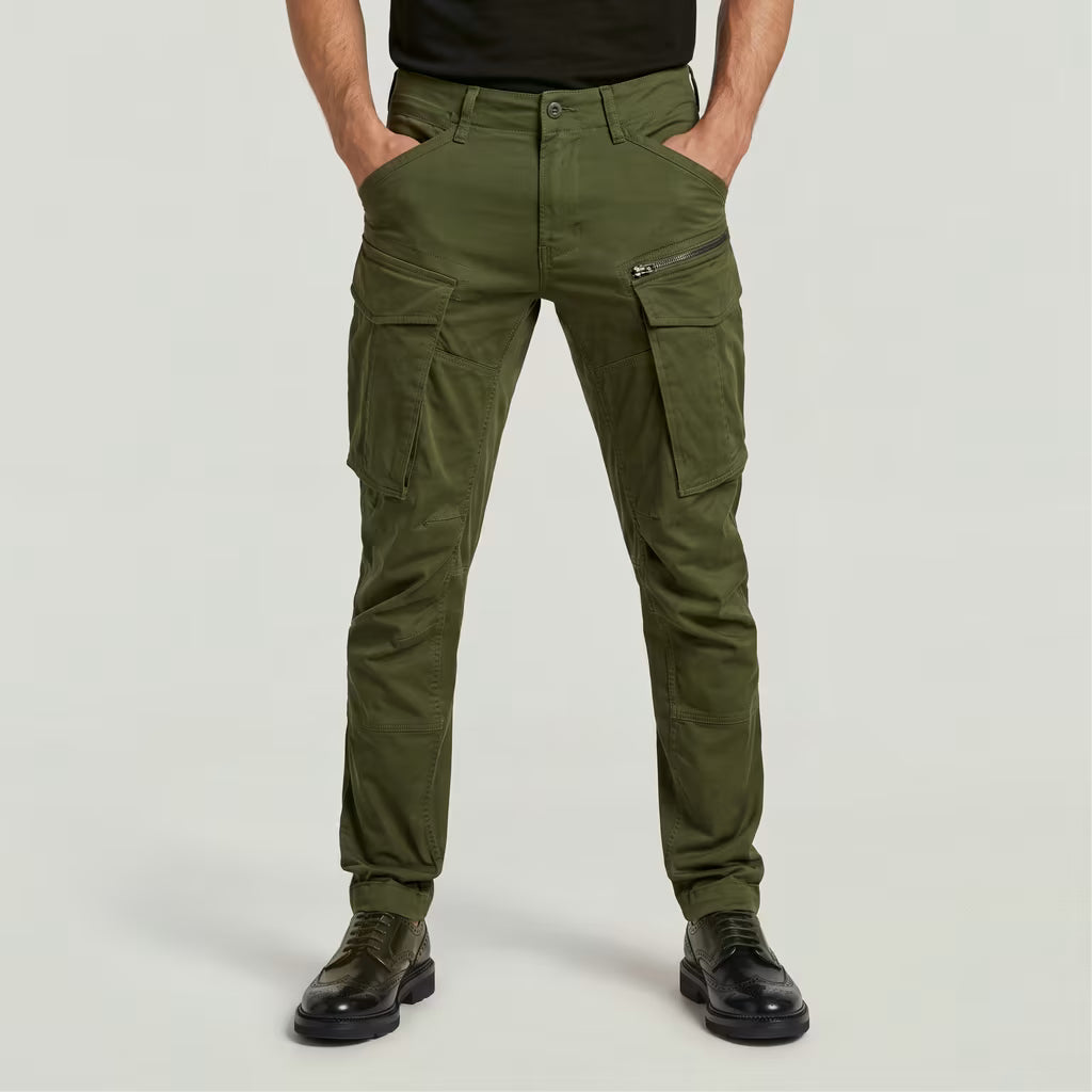 Pantalon Rovic Zip 3D Regular Tapered - Vert