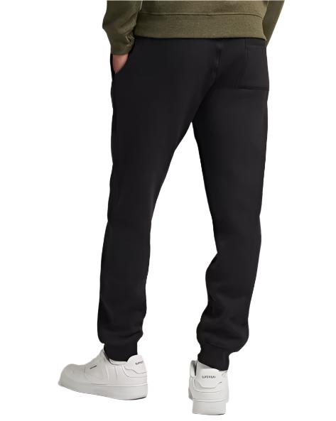 Black Vintage Logo Embroidered Jogger