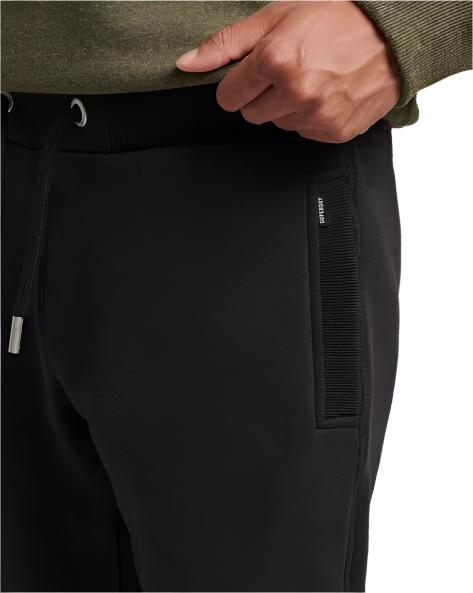 Black Vintage Logo Embroidered Jogger