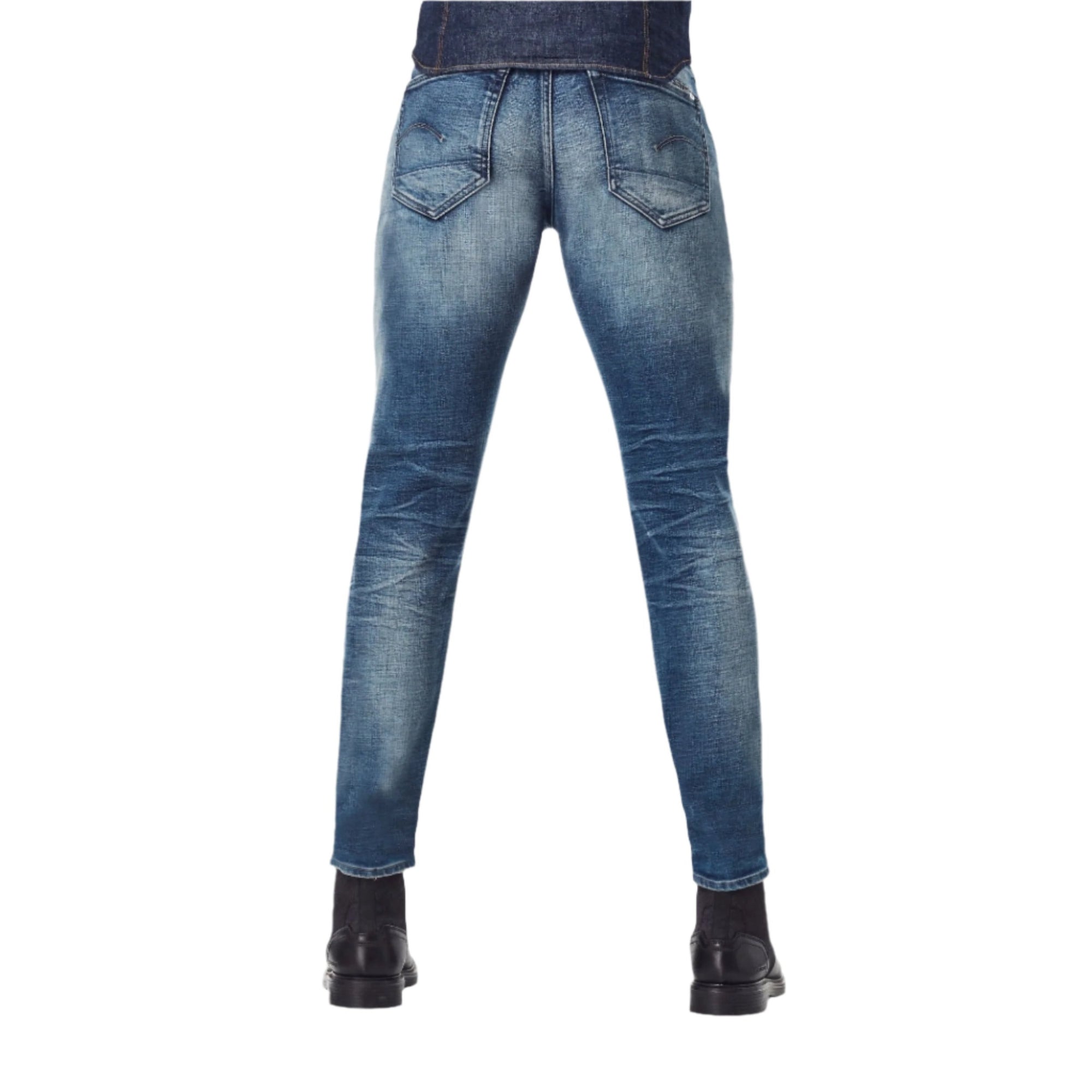 Faded Clear Sky 3301 Slim Jeans