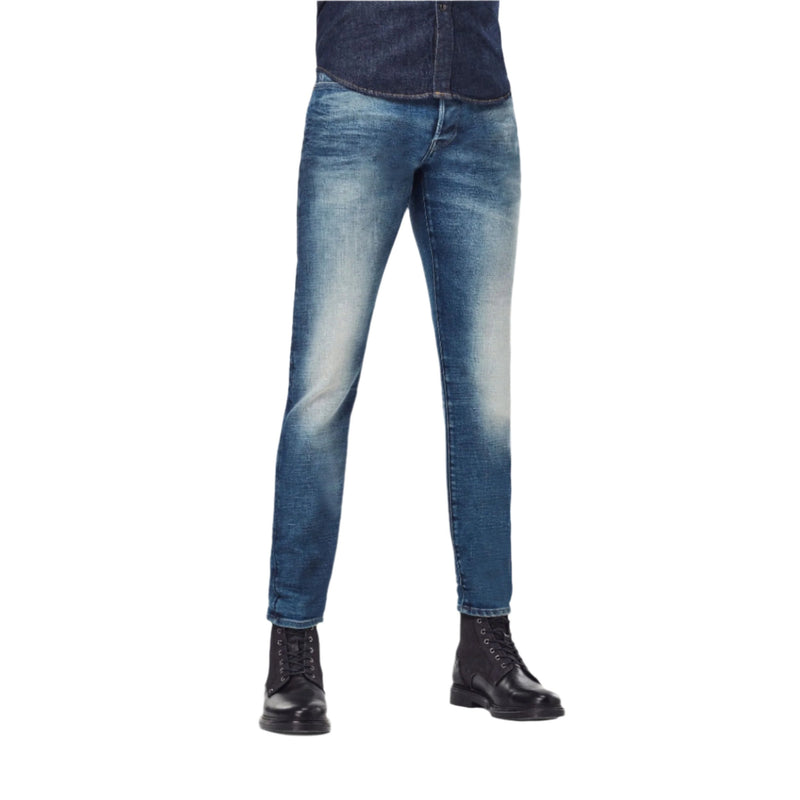 Faded Clear Sky 3301 Slim Jeans
