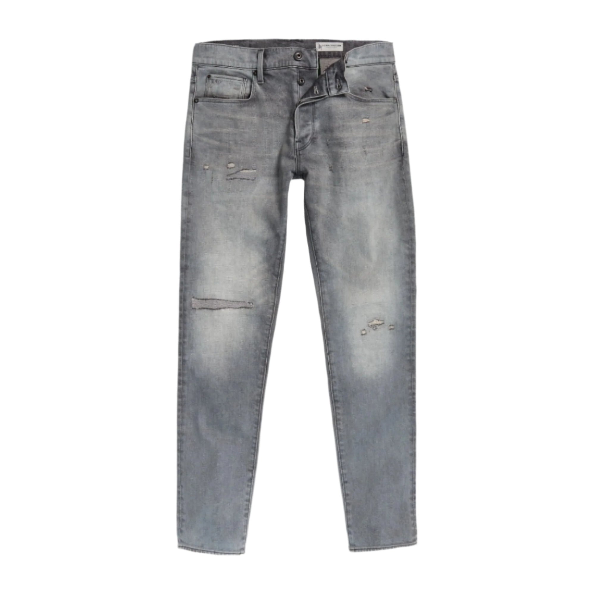Sun Faded Glacier Grey Restored 3301 Slim Jeans