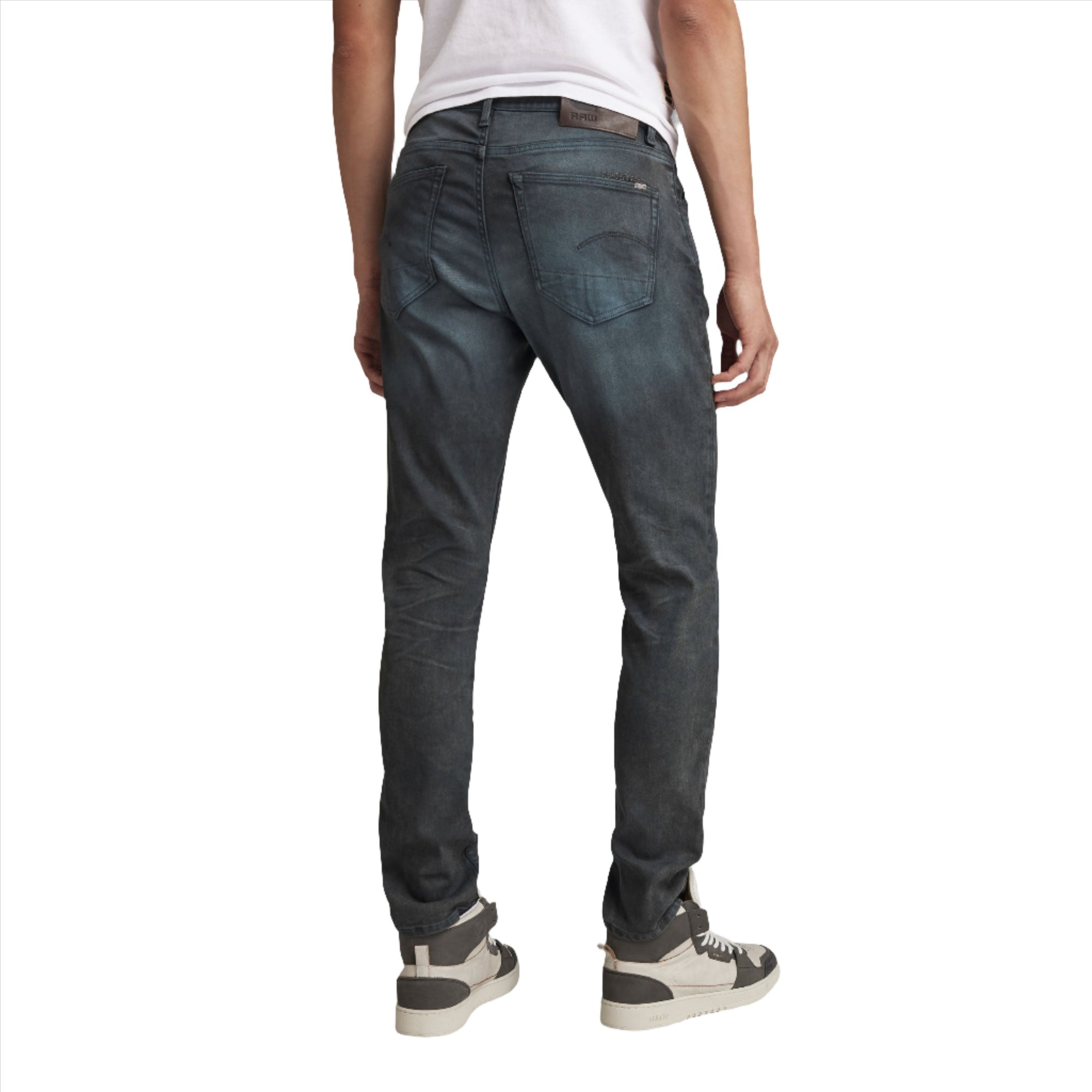Dark Aged Cobler 3301 Slim Jeans