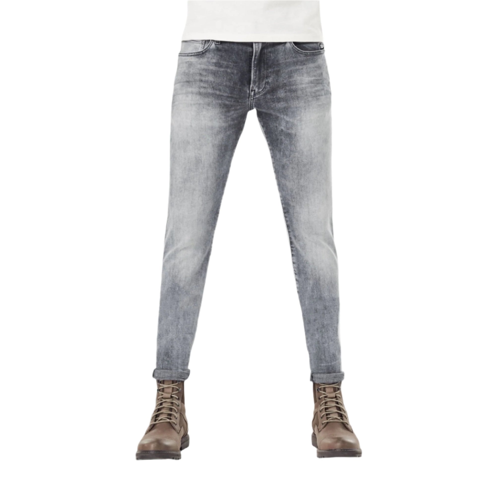 Faded Seal Grey Revend Skinny Jeans