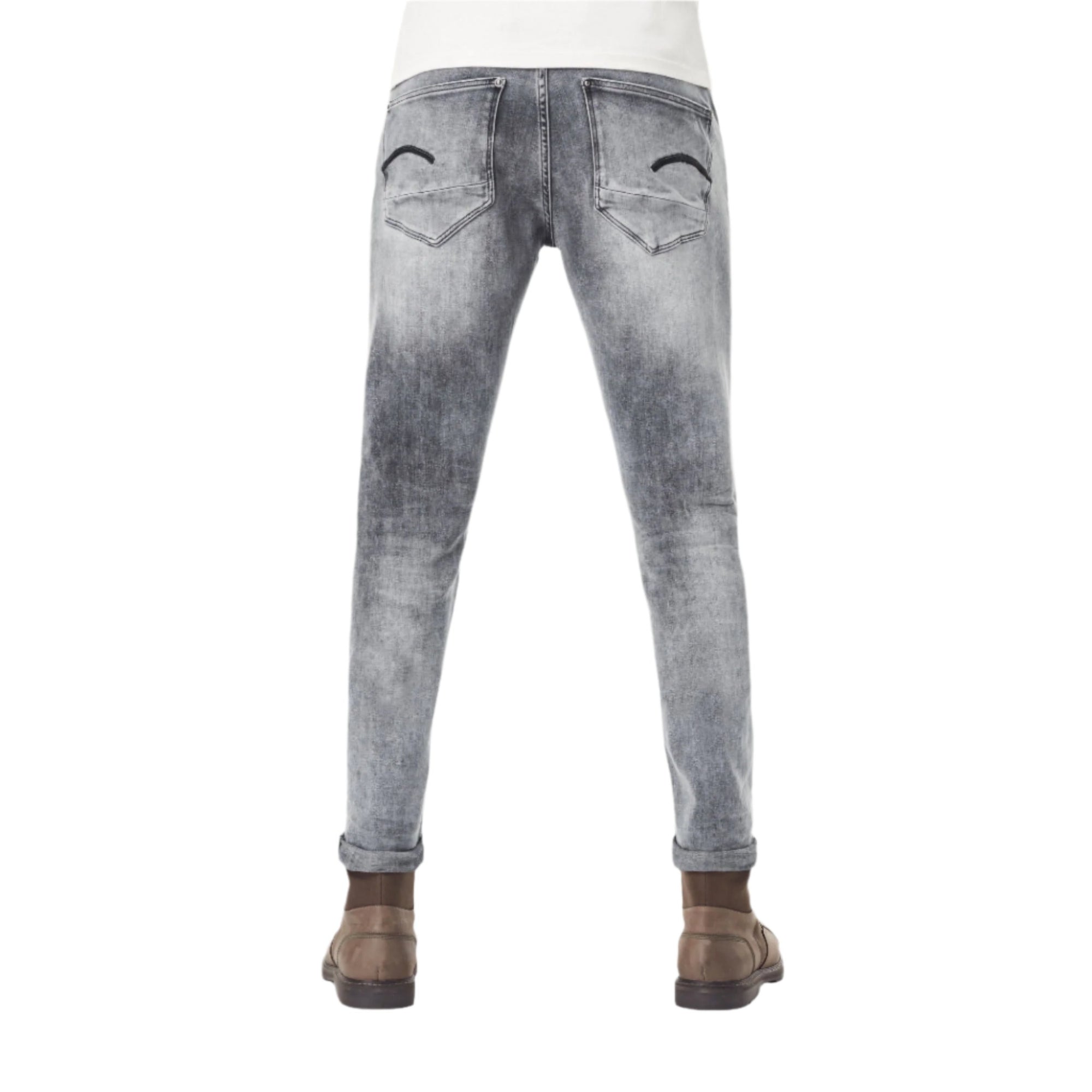 Faded Seal Grey Revend Skinny Jeans