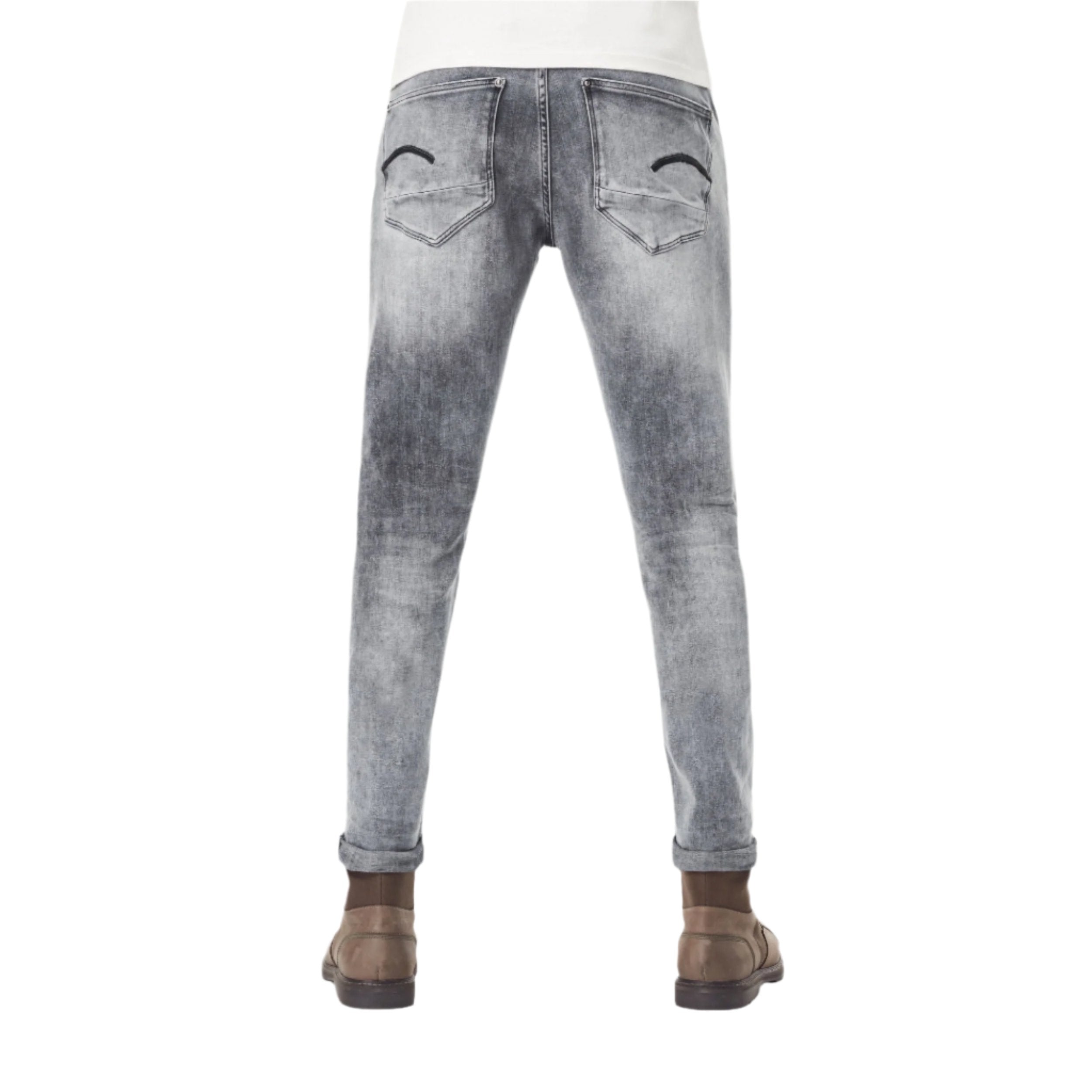 Faded Seal Grey Revend Skinny Jeans