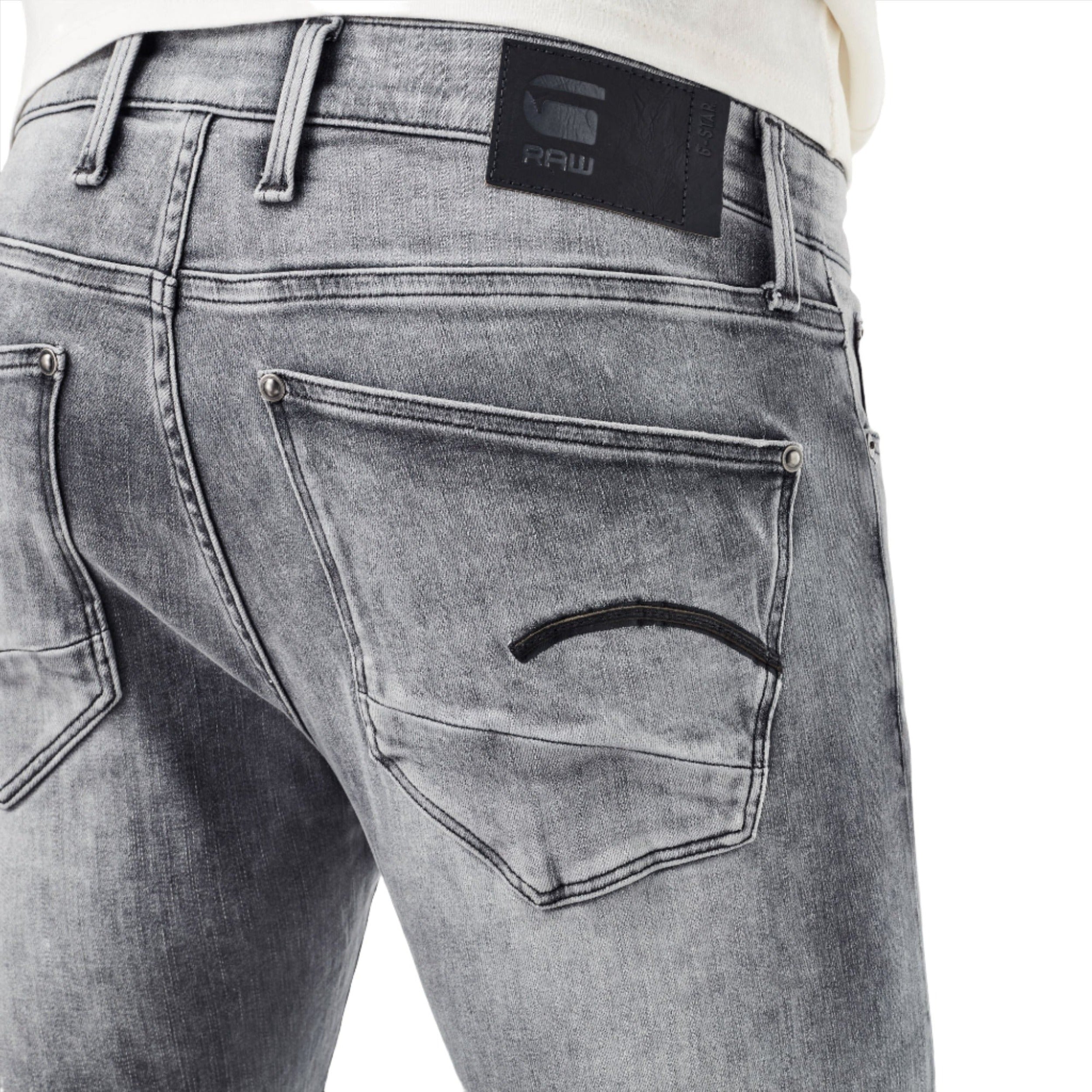 Faded Seal Grey Revend Skinny Jeans